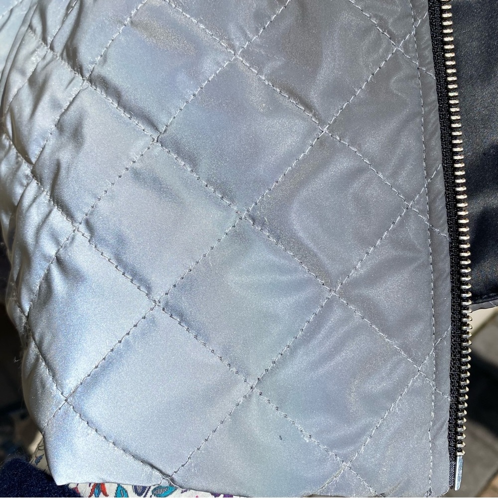 Athleta Reflective Reversible Bomber Jacket - Picture 3 of 11